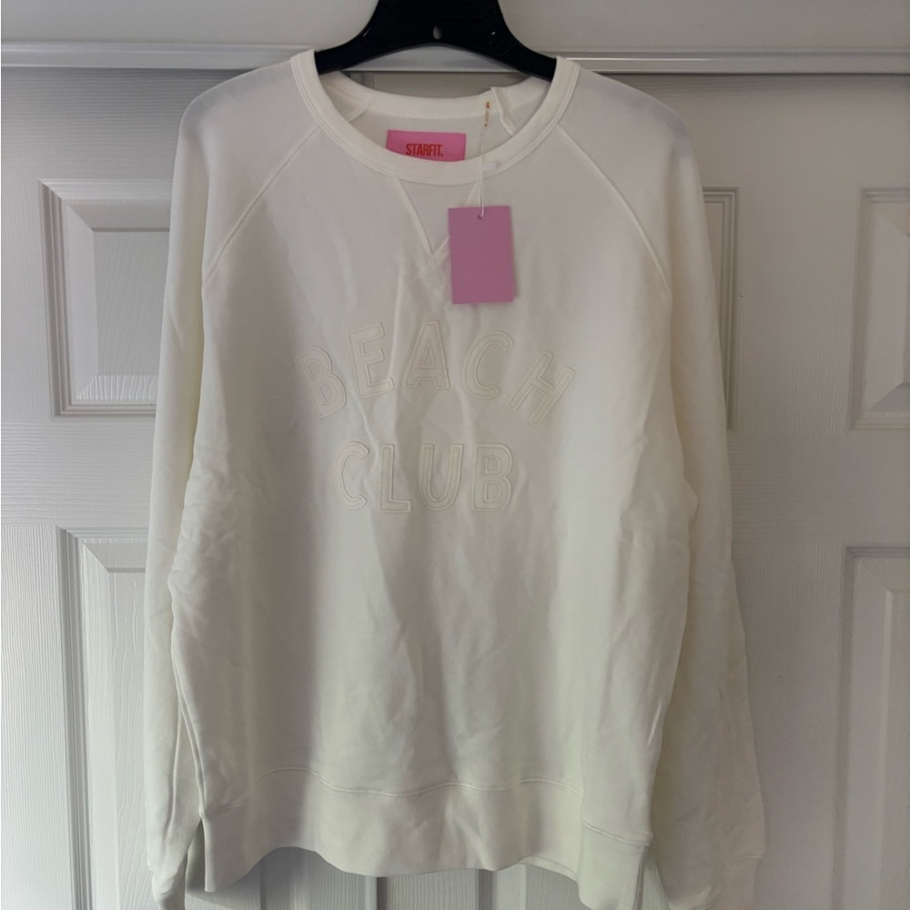 STARFIT White Shore Crewneck Sweatshirt